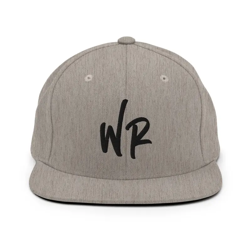 WR Logo Verse Snapback - Black